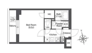 AIFLAT桜上水【2階】の間取り