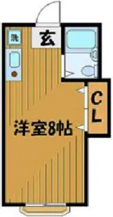 東京都国分寺市東元町2【アパート】の間取り