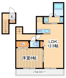ルスト シュトラール【2階】の間取り