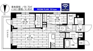 ステージファースト両国IIアジールコート【3階】の間取り