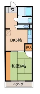 コーポサンライズ【1階】の間取り