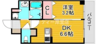 SOFIA住吉大社【6階】の間取り