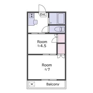 エスポワール【2階】の間取り