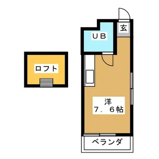 コスモビレッジII【2階】の間取り