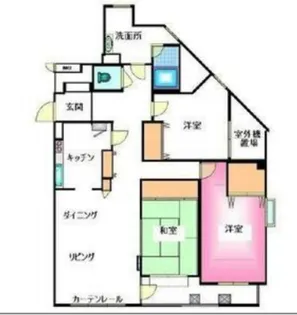 エグゼプランシュス百舌鳥【2階】の間取り