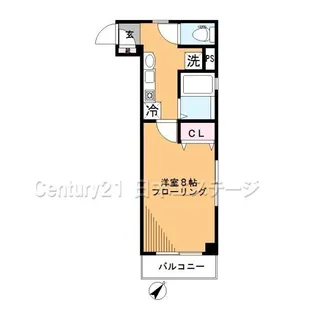 マリンコート・T【2階】の間取り