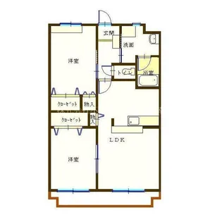 エヴァーグリーン【2階】の間取り