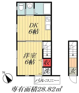 R-TWO【2階】の間取り