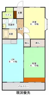 ビューしじみの森【3階】の間取り