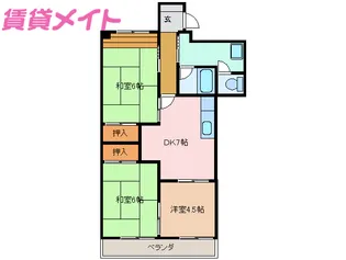 第一加藤ビル【4階】の間取り