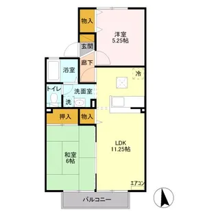 アネックス A【1階】の間取り