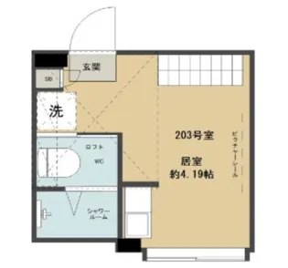 ハーモニーテラス南小岩III【2階】の間取り