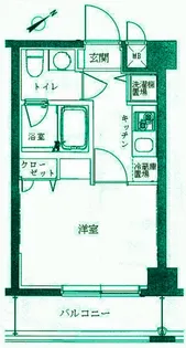 プリヴィレージュ目黒南【6階】の間取り