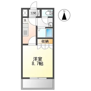 アメニティヴィラ【1階】の間取り