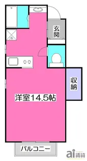 レゾンデートルIV【2階】の間取り