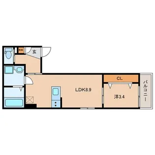 CRECIA一宮III【2階】の間取り