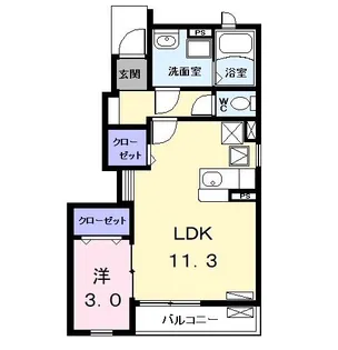 モーデ【1階】の間取り