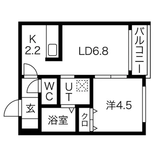PeersonS7W16【2階】の間取り