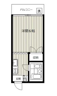 キャビンタコス【2階】の間取り