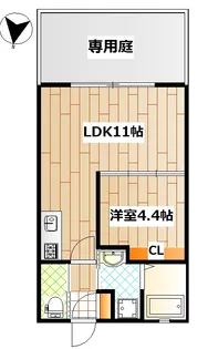 SACRAS CHIGASAKI【1階】の間取り