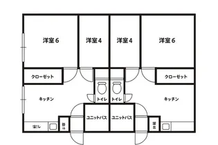 クレール若村【2階】の間取り