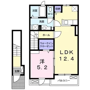 ティンバー アイ【2階】の間取り