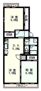 サンシャイン下土狩【1階】の間取り
