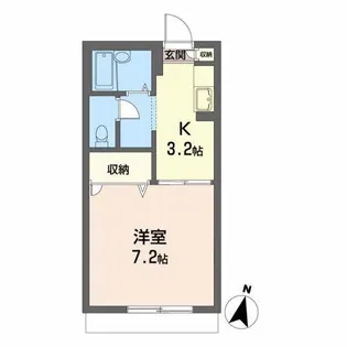 アーバンハイツマツキ【1階】の間取り