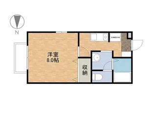 セジュールIZUMI【2階】の間取り