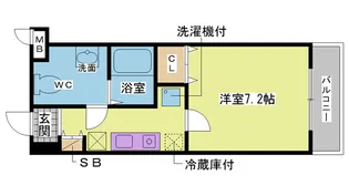 グリーンバレー北野屋敷【2階】の間取り