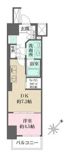 ザ・パークワンズ渋谷本町【4階】の間取り