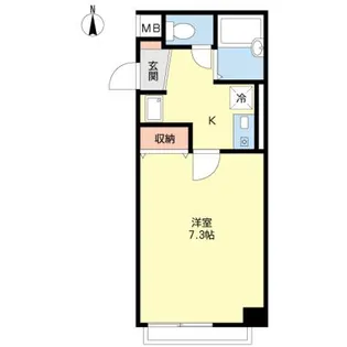 ニューフラット東馬込【3階】の間取り