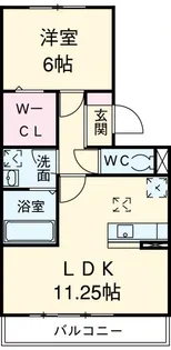 グラニュースクェア【1階】の間取り
