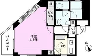 パインポルテ北松戸【2階】の間取り