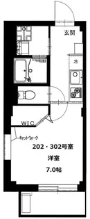 b’CASA Hikihune【3階】の間取り