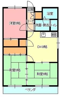 ハイマート穂積【4階】の間取り