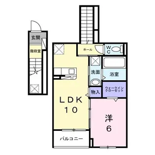ウェルコナン I【2階】の間取り