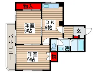 BELLIS【6階】の間取り