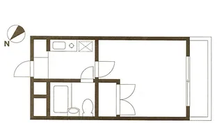 リバティヒルズ八幡山【2階】の間取り