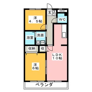 FREEDOM2000【2階】の間取り