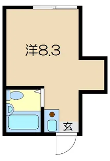 グリーンビューA【2階】の間取り