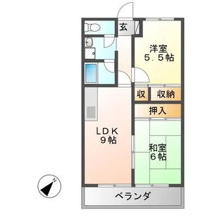 ベーシックマンション【3階】の間取り