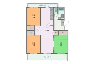 サルヴァトーレ惣領【2階】の間取り