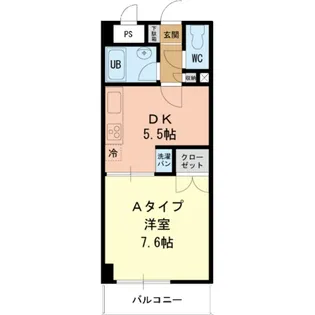 ソフィアレジデンス【1階】の間取り