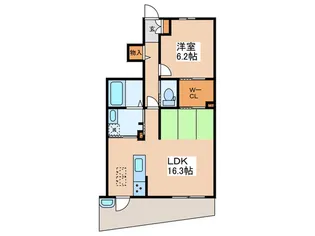 レガ-ロ【1階】の間取り