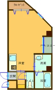森塚第12マンション【9階】の間取り