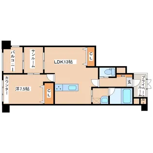 グランコート・ディファレンス【3階】の間取り