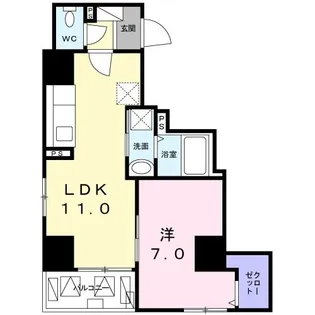 メゾン ド ルビアン【12階】の間取り