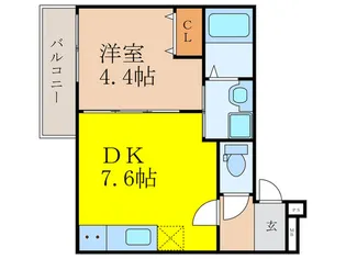 フジパレス新大阪サウス【2階】の間取り