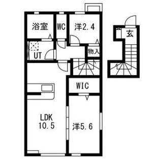 グランレジデンス II【2階】の間取り